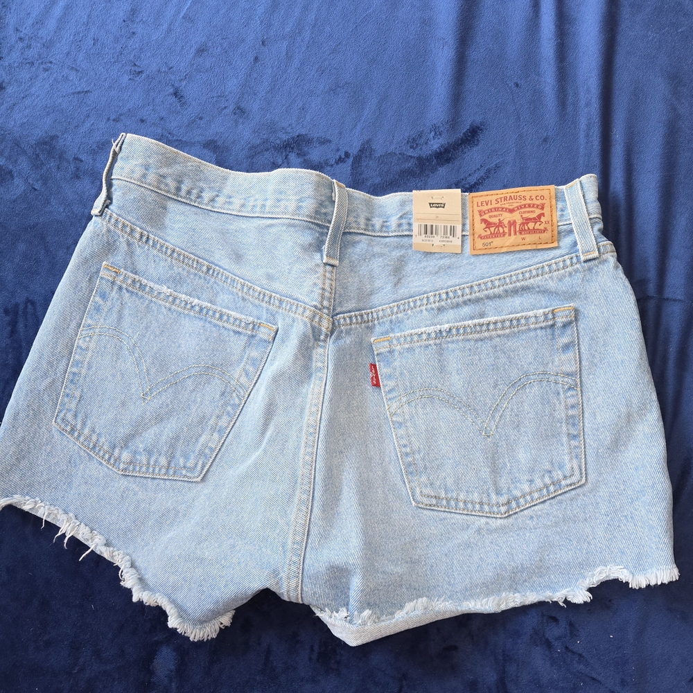 Levi's Women's Light Blue Jean Shorts